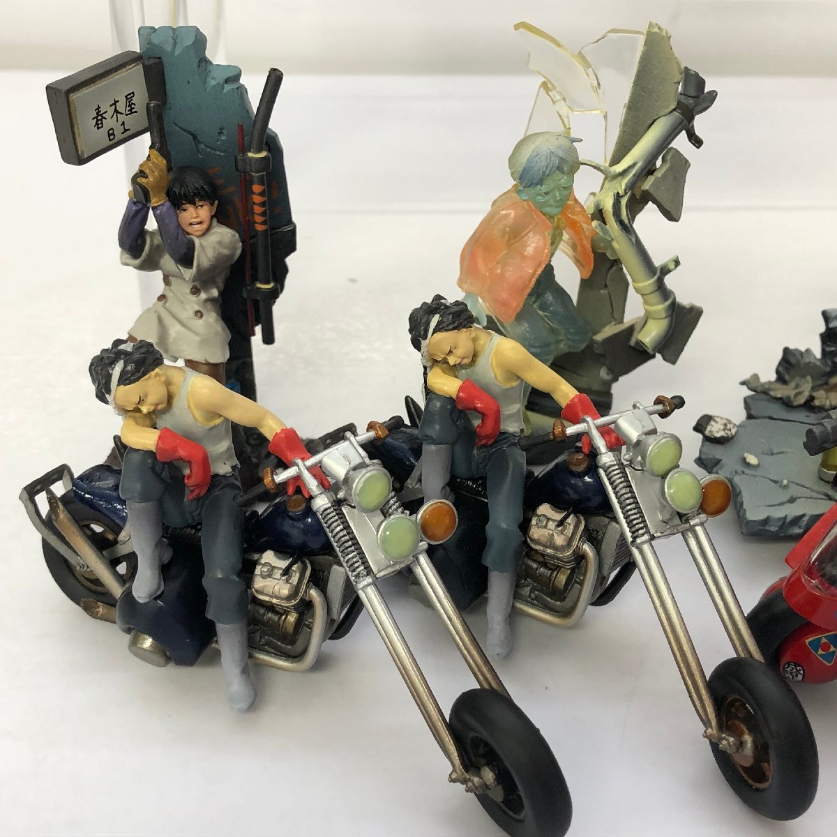 AKIRA K&M figure collection set sale Kaiyodo trailing figure 