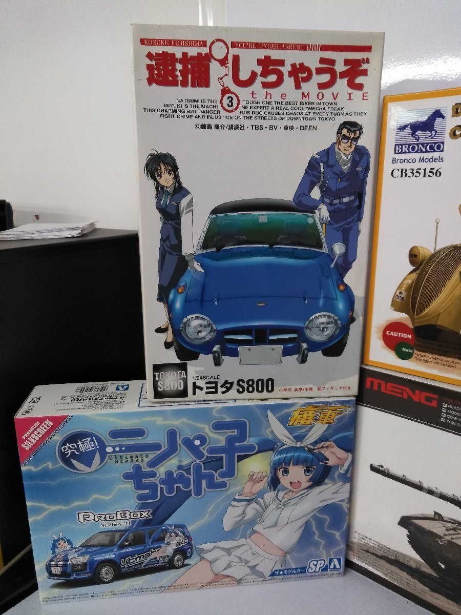 【同梱不可】（ジャンク扱い） プラモデル 10個セット まとめ売り ロックタイト・ゼクセル GT-R(R34) / メルカバ Mk.3D Early 他_画像2