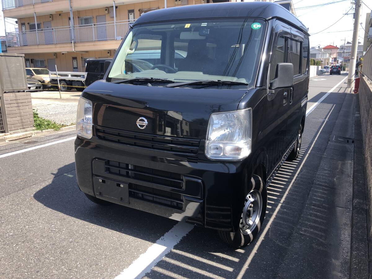 DR17V 車検2付き 修復なし 実走行 日産 NV100 クリッパーバン ETC付き ナビ、テレビ、バックカメラ、ドラレコ 5AGS_画像4