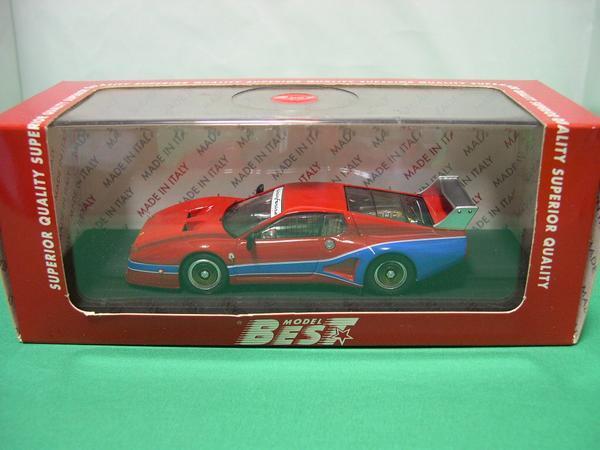 乗用車 BEST MODEL 9275 1/43 FERRARI 512 BB SHILHOUETTE PROVA 1978