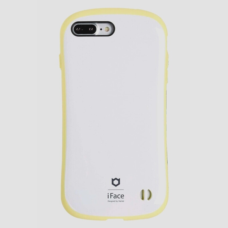 送料無料★iFace First Class Pastel iPhone 8Plus/7Plus ケース 耐衝撃 (イエロー)