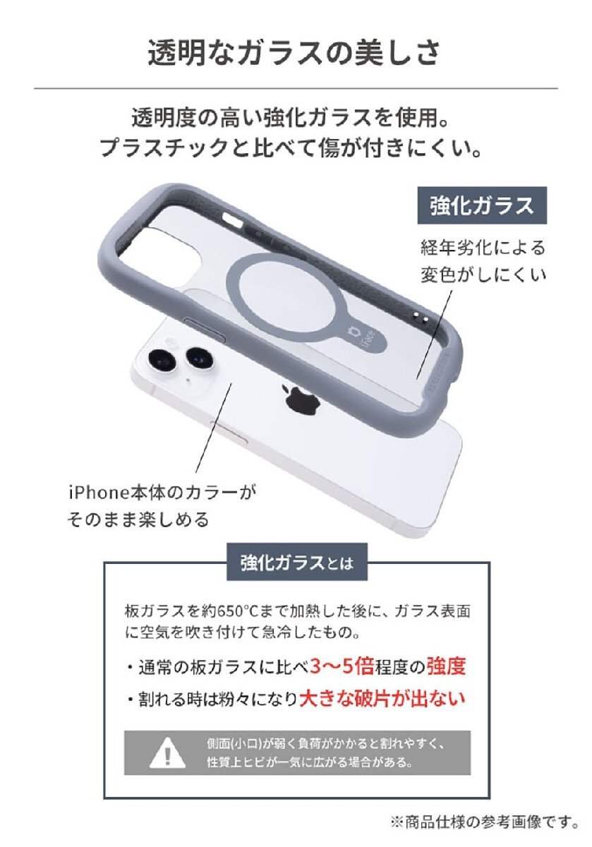 送料無料★iFace Reflection Neo iPhone 14 Pro ケース 蛍光 (クリアブルー/ペイント)の画像5