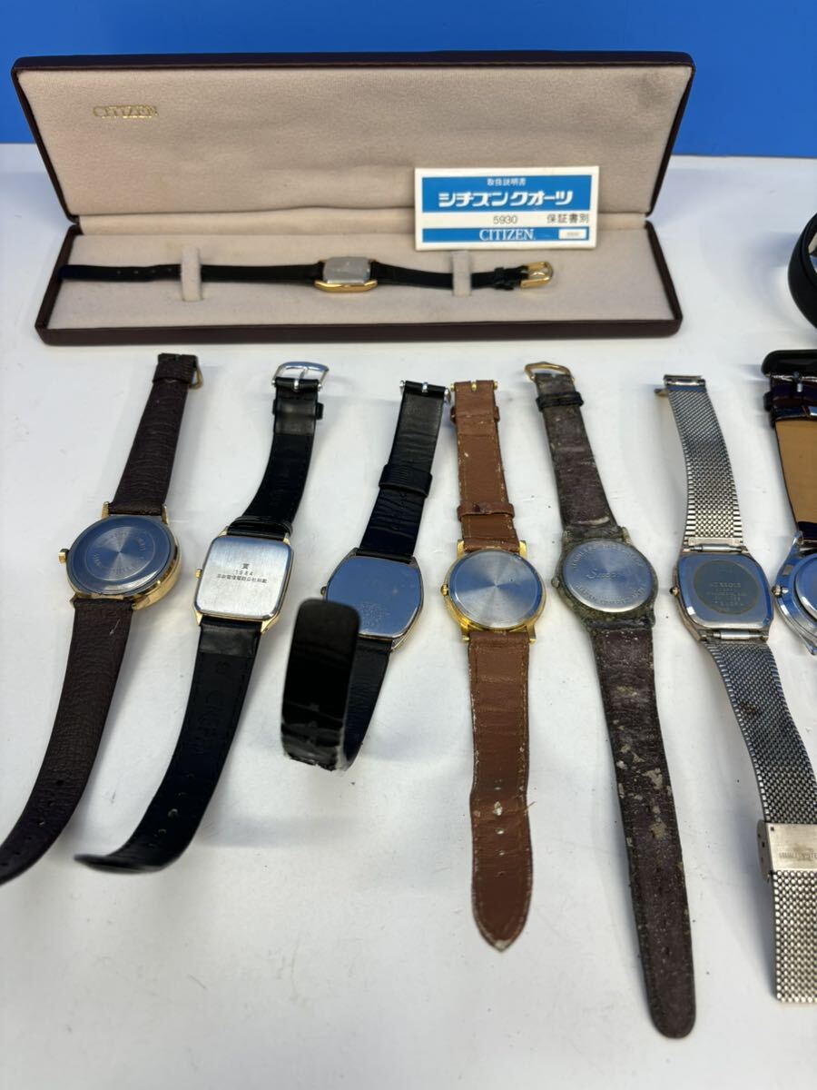 ★腕時計 SEIKO CITIZEN TIMEX QUARTZ セイコー カシオ シチズン クォーツ CITIZEN シチズン 日本電信電話公社総裁 1984の画像6