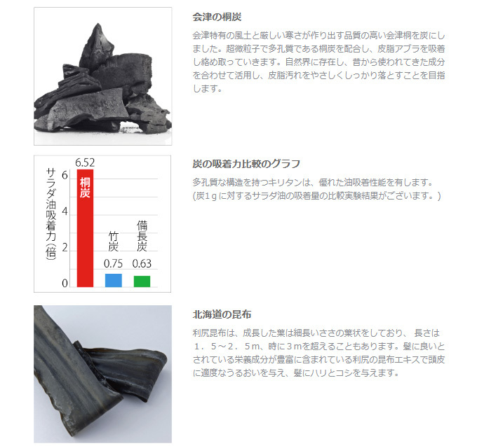 【10個セット】頭皮中心主義 洗髪石鹸 30g（約1ヶ月分）炭 海泥 せっけん シャンプー 頭皮 スカルプ【CL】_画像4