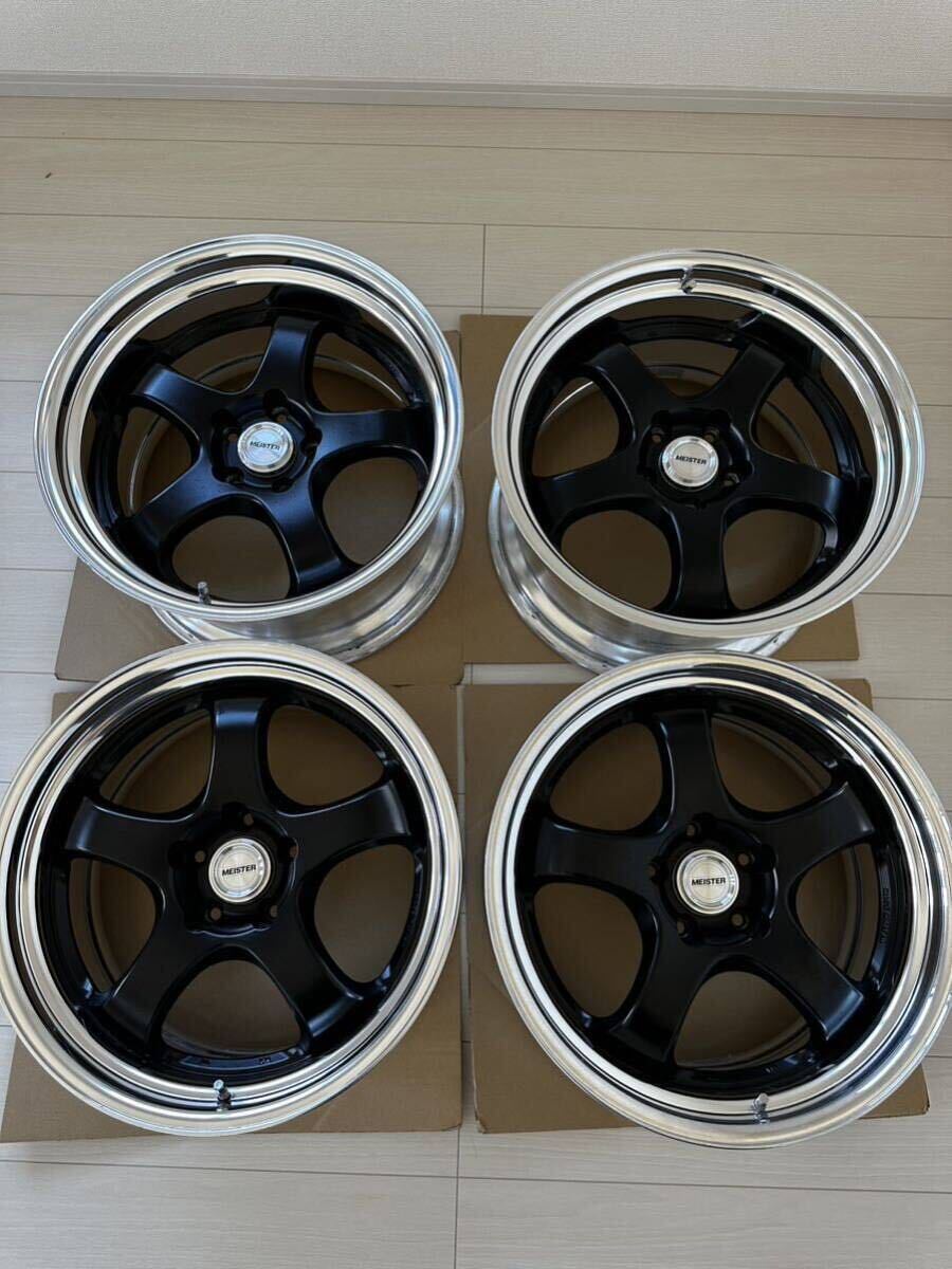 WORK マイスターS1R 18×9j +15 5H PCD114.3 2本　　　18×10j+25 5H PCD114.3 2本_画像1