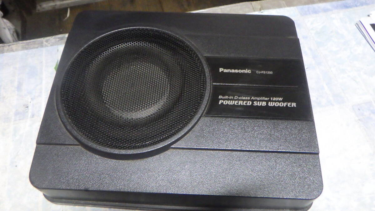 Panasonic サブウーハー CJ-PS1200  動作確認済みですが訳あり品の画像4