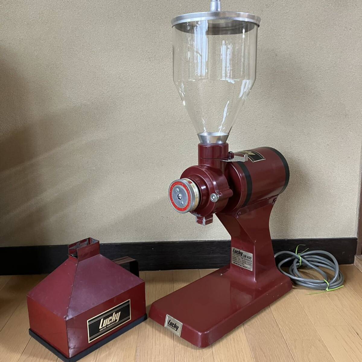 程度美品 LUCKY FMI コーヒーミル 検索 FUJI ROYAL R-440 カリタ ハイカットミル フジローヤル kalita グラインダー 昭和レトロの画像1