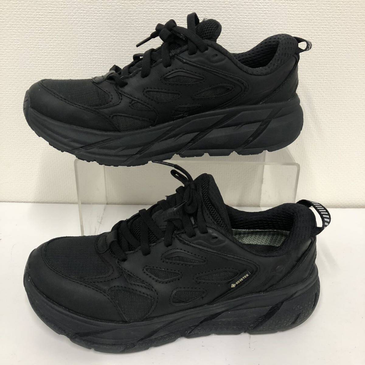 【HOKA ONE ONE】ホカオネオネ★ローカットスニーカー U CLIFTON L GTX シューズ サイズ23.5cm(US6.5) F27222H ブラック 03_画像3