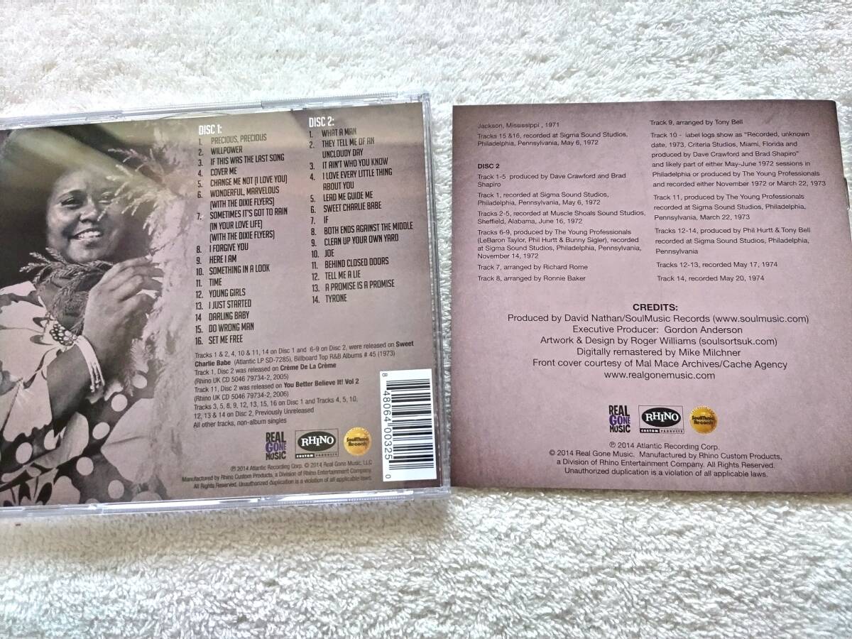 新品同様 2CD, Remastered 30曲収録 / Jackie Moore / The Complete Atlantic Recordings / リリース音源はもちろん未発表曲も多数収録。 の画像3