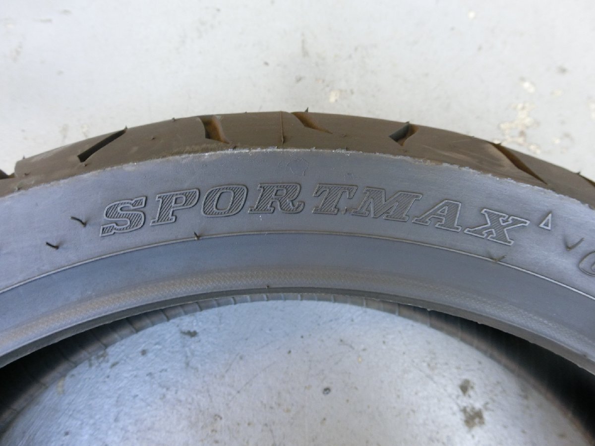 中古 未使用品 ダンロップ DUNLOP GPR-100 SPORTMAX 150/60R18 M/C 67H 長期在庫品 劣化有 管理No.40737_画像4