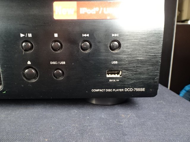 DENON DCD-755SE 2009 year made electrification * operation * sound out verification O.K. remote control lack operation sm-z present condition * superior article 