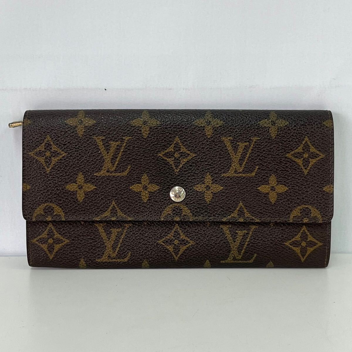 LOUIS VUITTON ルイヴィトン モノグラム ポルトフォイユ サラ 二つ折り 長財布 T40の画像1