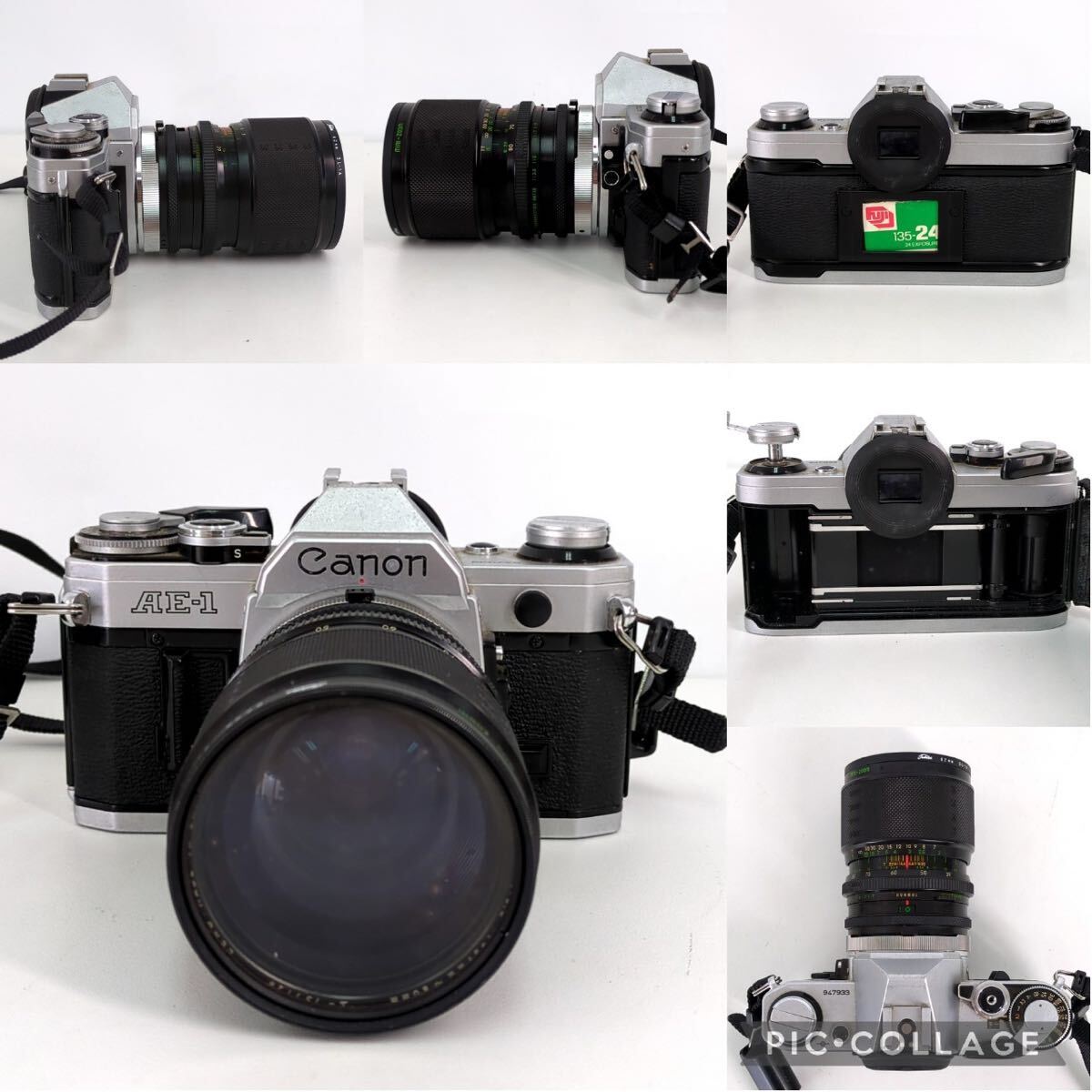 現状品 Canon キヤノン AE-1 一眼レフフィルムカメラ CANON LENSの画像2