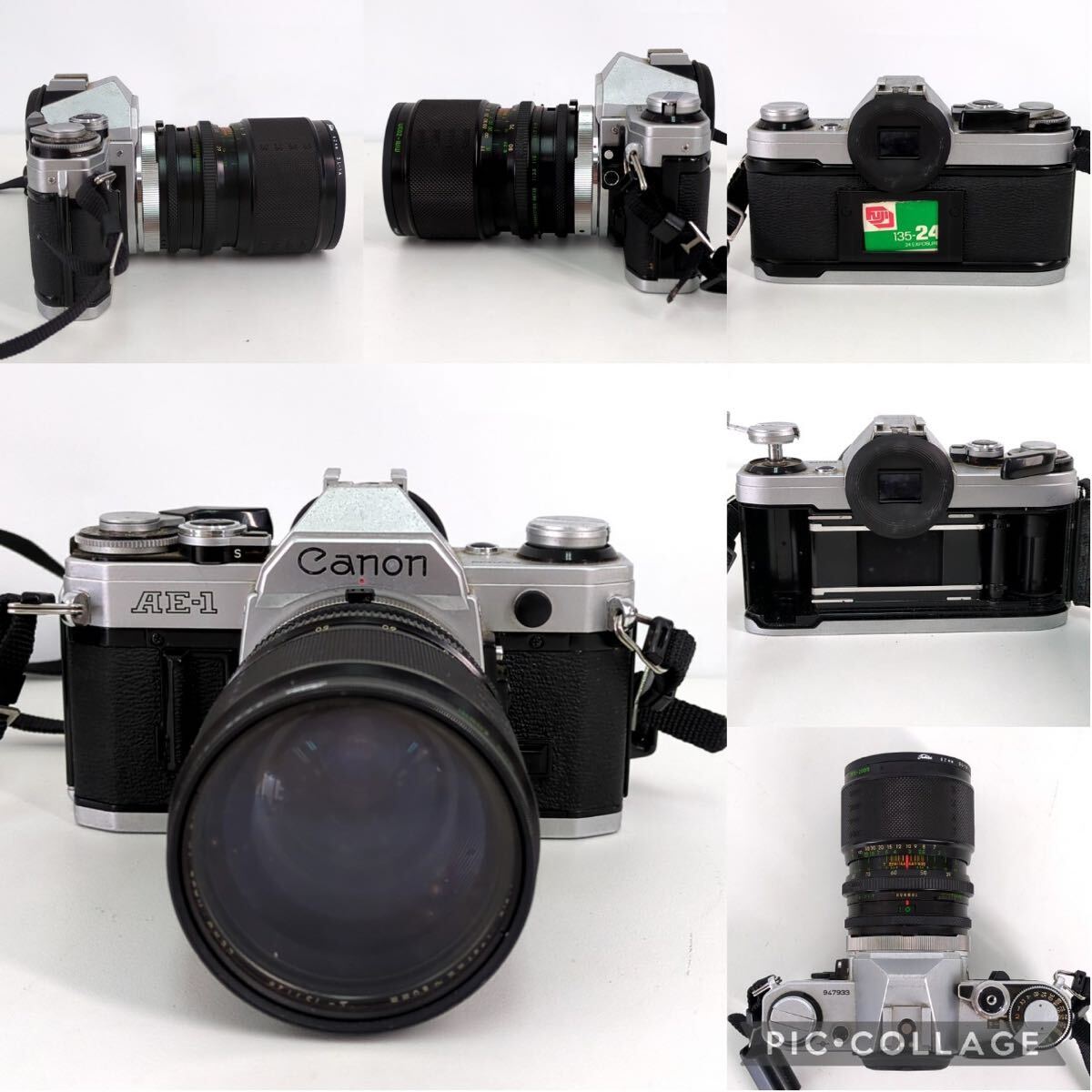 現状品 Canon キヤノン AE-1 一眼レフフィルムカメラ CANON LENS_画像2