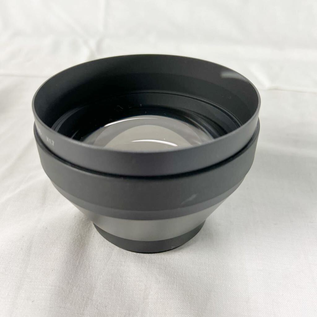 ▲ 現状品販売 SONY ソニー カメラレンズ VCL-HG1758 ×1.7 TELE CONVERSION LENS ケース付き ブラック 【OTAY-143】