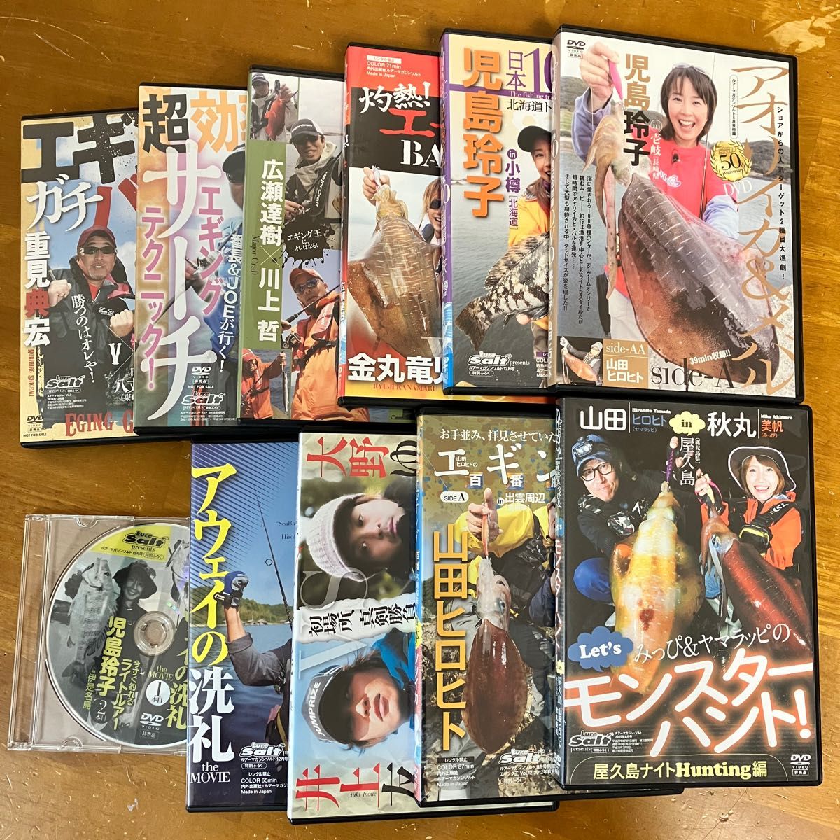 DVDまとめ売りエギング シーバス