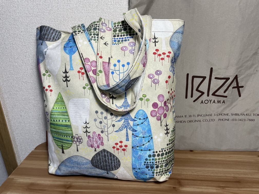 ●８０００円即決です●  IBIZA イビサ イビザ キャンバス素材 バッグの画像1