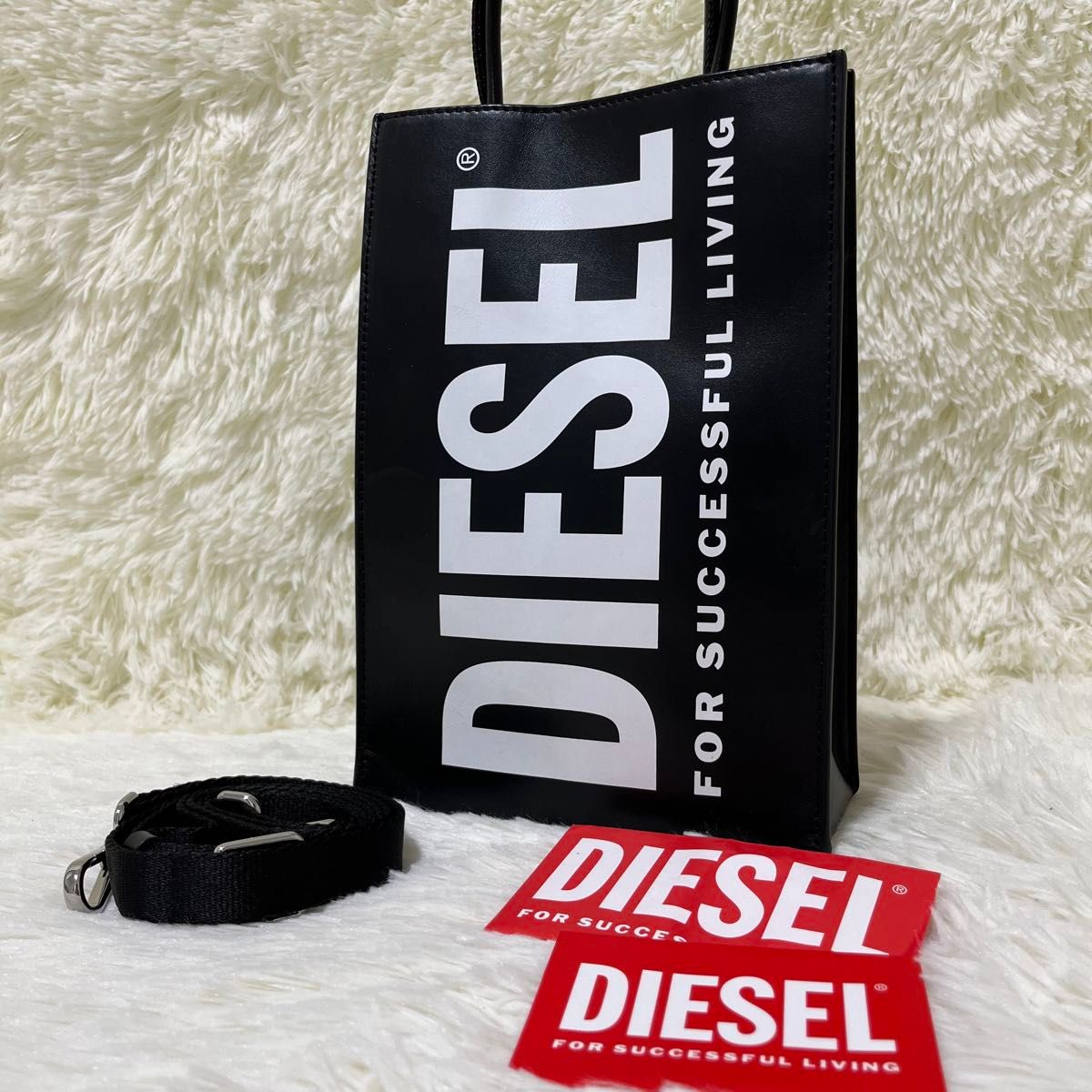 DIESEL ディーゼル 本革レザー 2way ショッパー バッグ|Yahoo DIESEL ディーゼル 本革レザー 2way ショッパー バッグ|Yahoo
