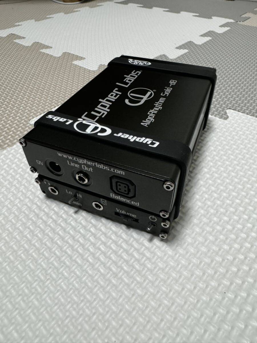 Cypher Labs AlgoRhythm Solo -dB 24/192 USBDAC. ALO AUDIO Rxamp MK2 セット　アルゴリズムソロ　DAC AMP ハイレゾ_画像4