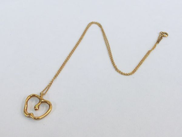 Tiffany＆Co.★ティファニー ネックレス アップル　アクセサリー K18 750 ★中古品_画像6