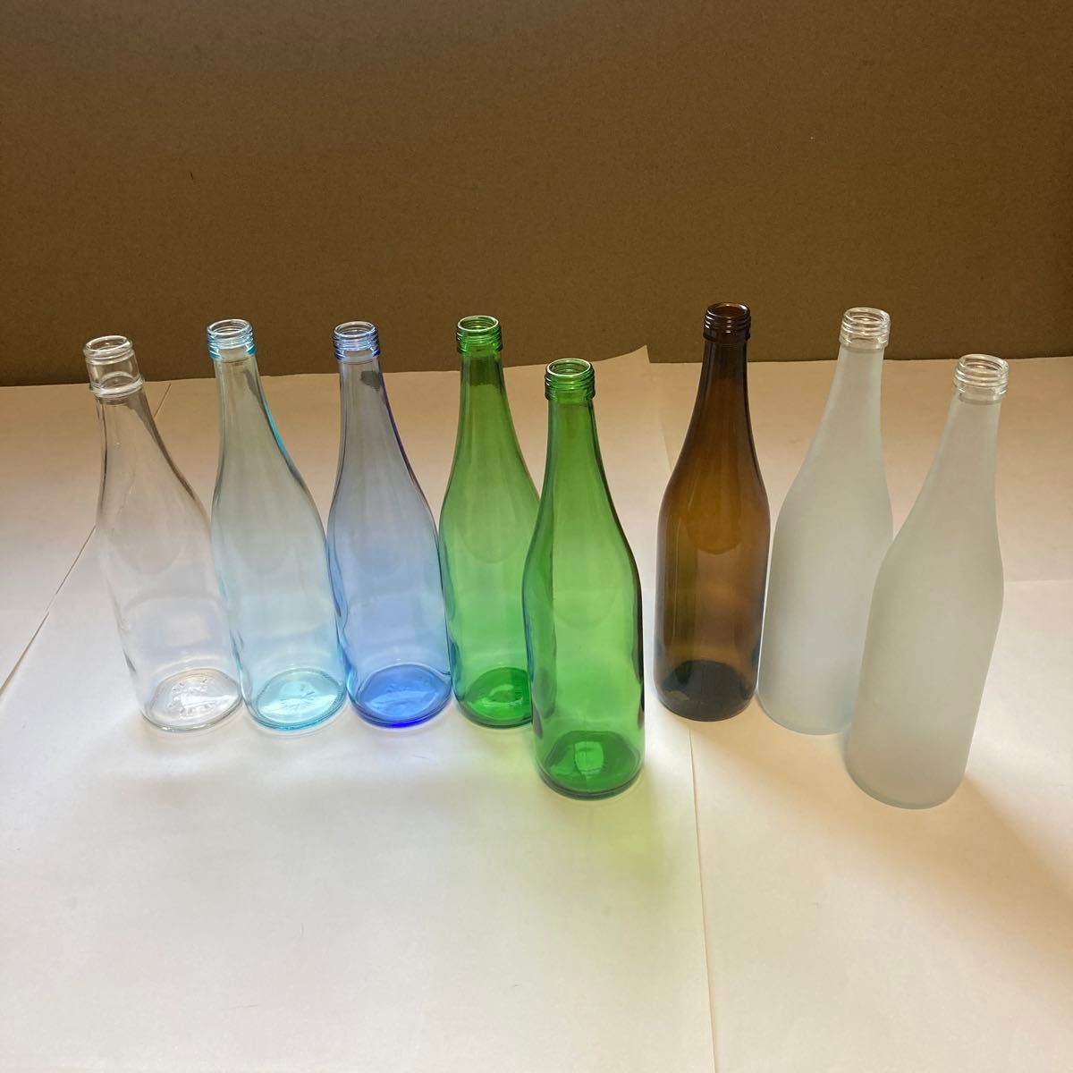 日本酒720ml   空き瓶　６色  ８本セット　