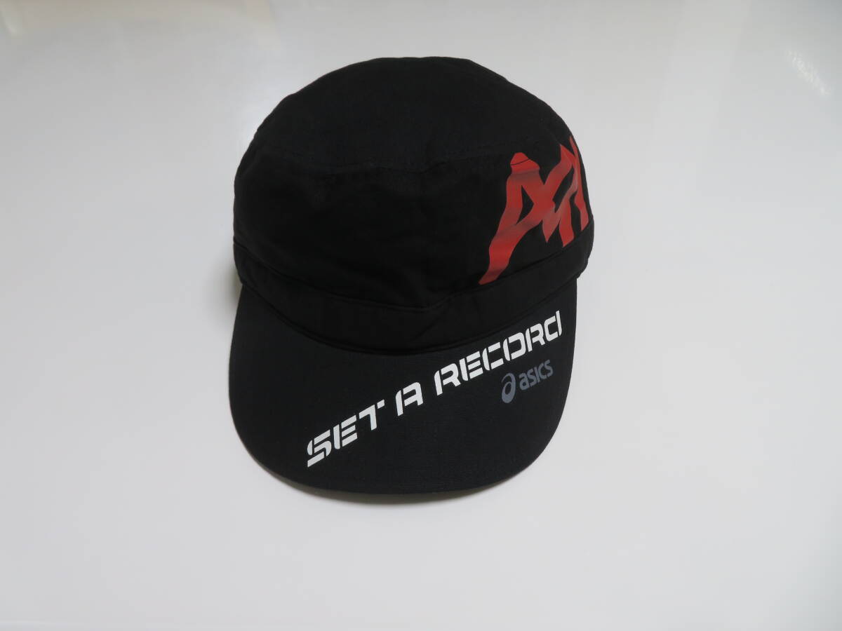 【送料無料】アシックス asics XAC135 涼しいデザインブラック系色 サイズL(57～59㎝) メンズレディース スポーツキャップ ハット 帽子 1個_画像1