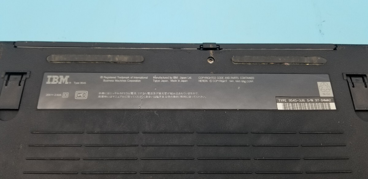 ジャンク IBM ThinkPad ノートパソコン 750C 755C 9545-LJG 9545-3J6 2台まとめて ジャンクの画像7