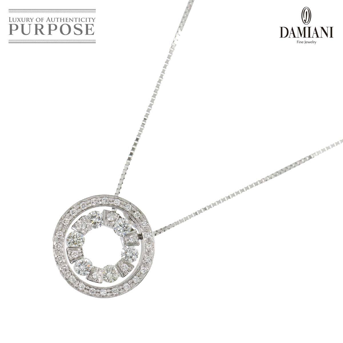 ダミアーニ DAMIANI ベルエポック ダイヤ ネックレス 52cm K18 WG 750 Belle Epoque Necklace 90222374_画像1