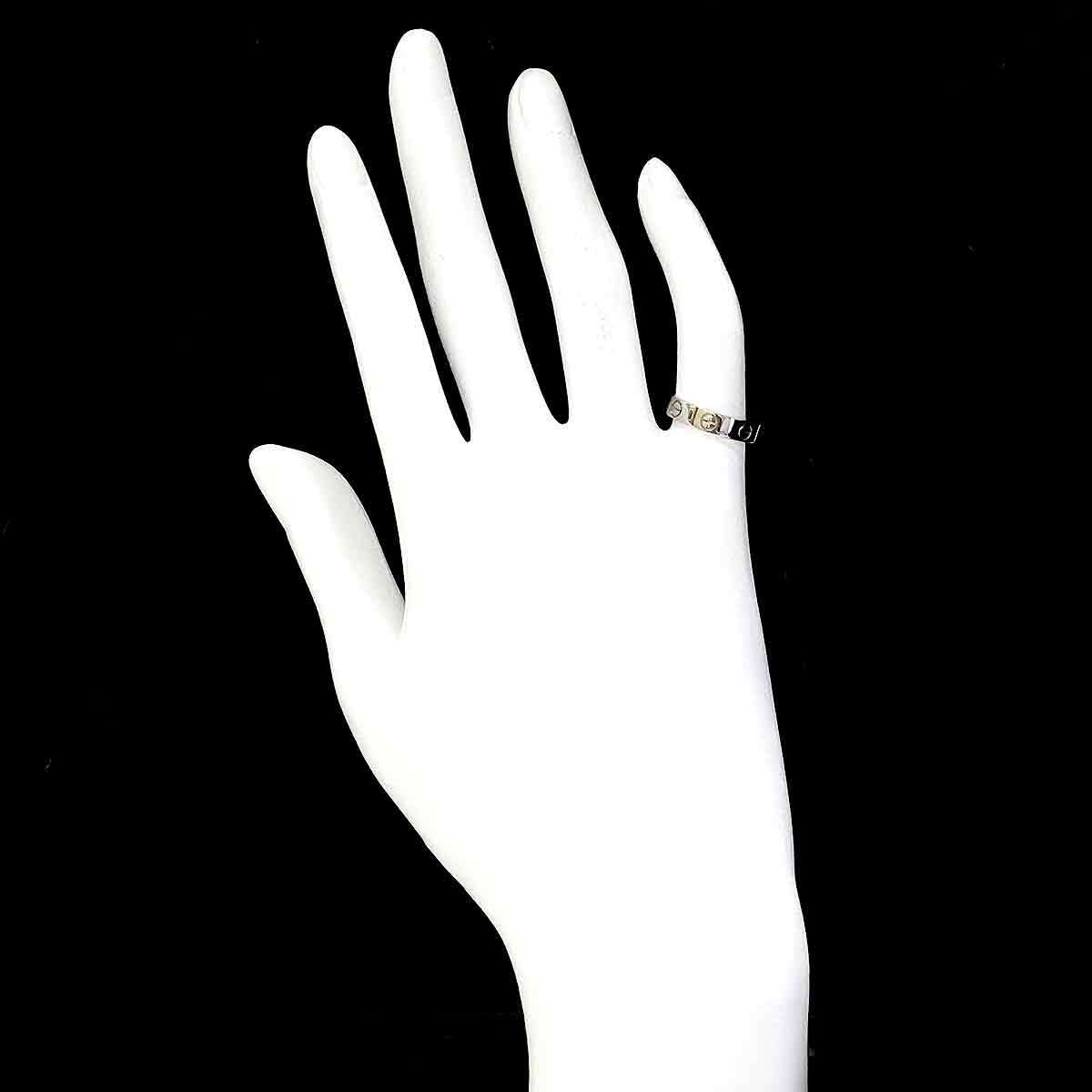 カルティエ Cartier ミニラブ #48 リング K18 WG ホワイトゴールド 750 指輪 Mini Love Ring【証明書付き】 90221307の画像6