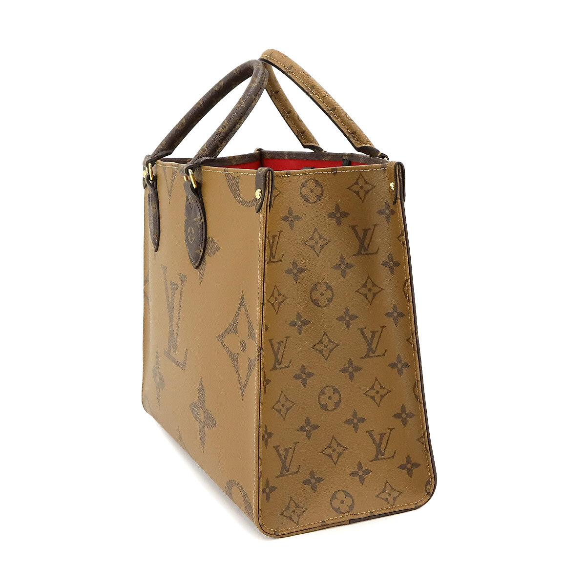 未使用 展示品 ルイ ヴィトン LOUIS VUITTON ジャイアント モノグラム オンザゴー MM 2way トート ショルダー バッグ M45321 RFID 90226208の画像3