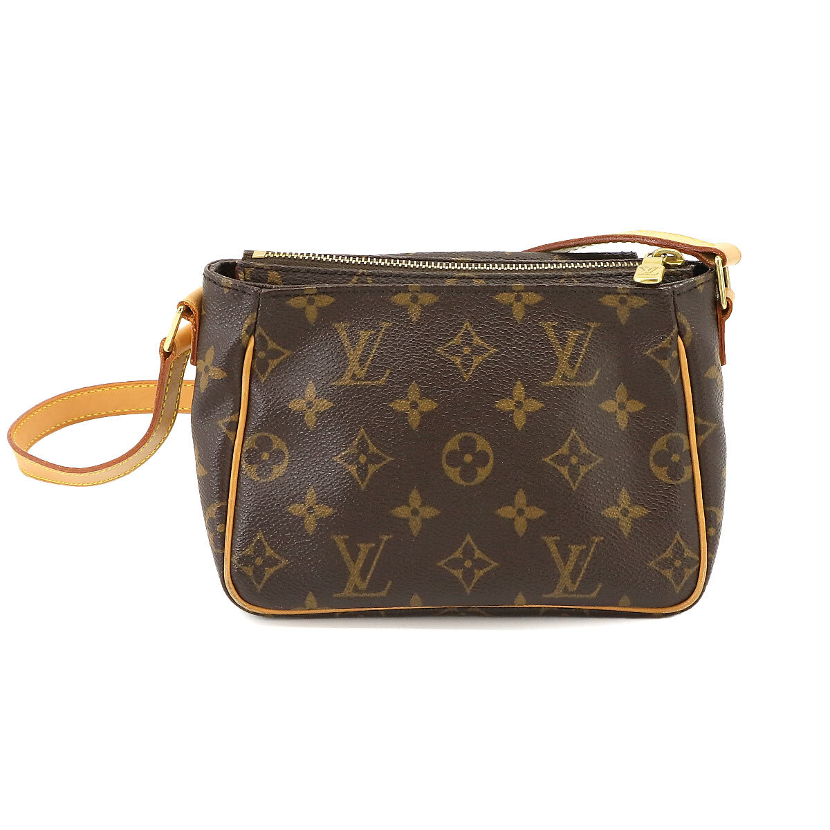 ルイ ヴィトン LOUIS VUITTON モノグラム ヴィバ シテ PM ショルダー バッグ ブラウン M51165 ゴールド 金具 Viva Cite PM 90228386_画像2