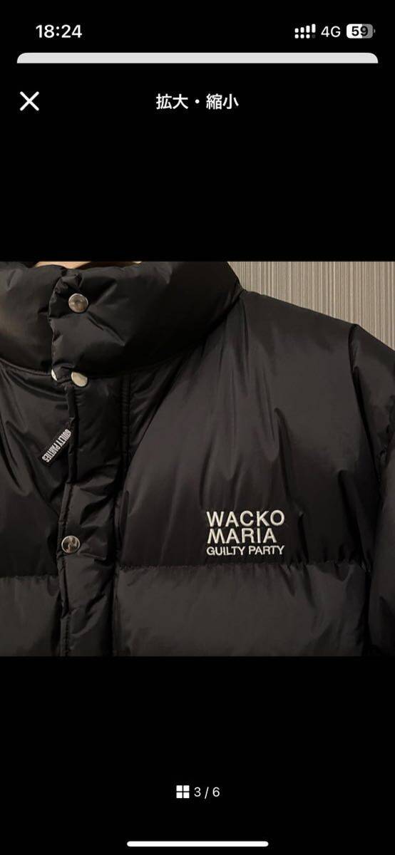 WACKOMARIA NANGA DOWN JACKET BLACK S_画像3