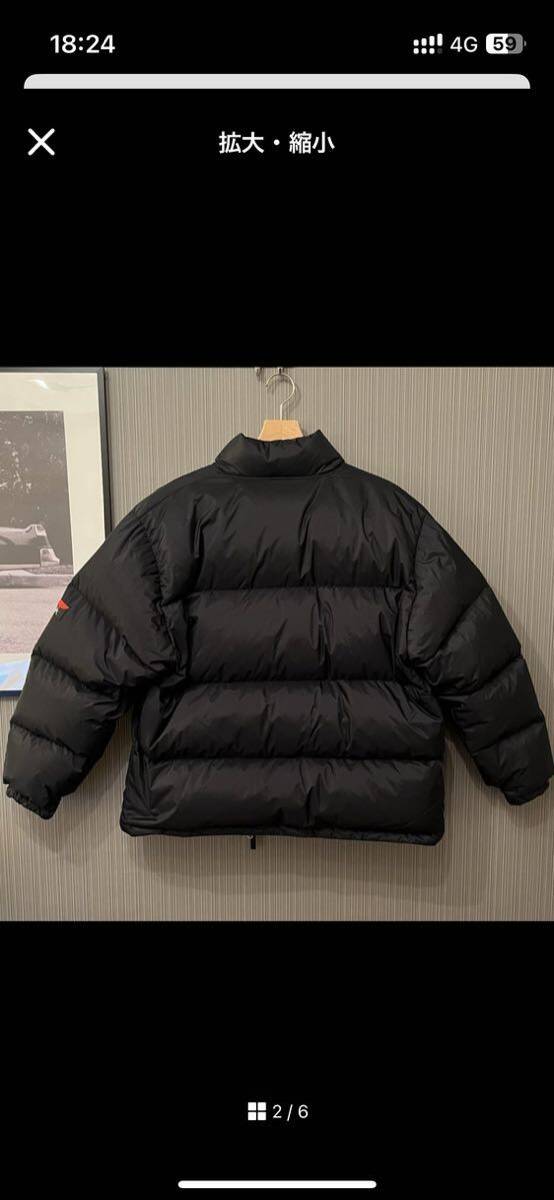 WACKOMARIA NANGA DOWN JACKET BLACK S_画像2