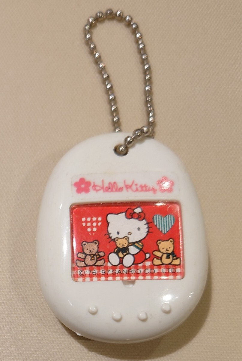  Hello Kitty Tamagotchi manner. mascot ball chain attaching length diameter 5 centimeter × short diameter 4 centimeter × thickness 1.5 centimeter 