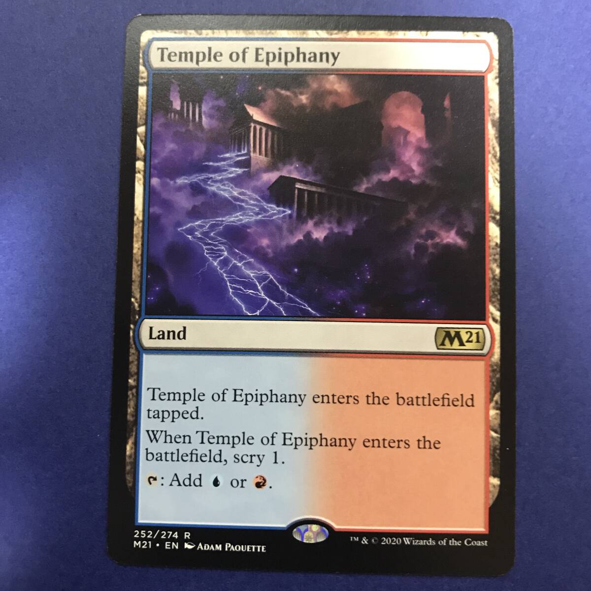 MTG/天啓の神殿/Temple of Epiphany/英語/1枚_画像1