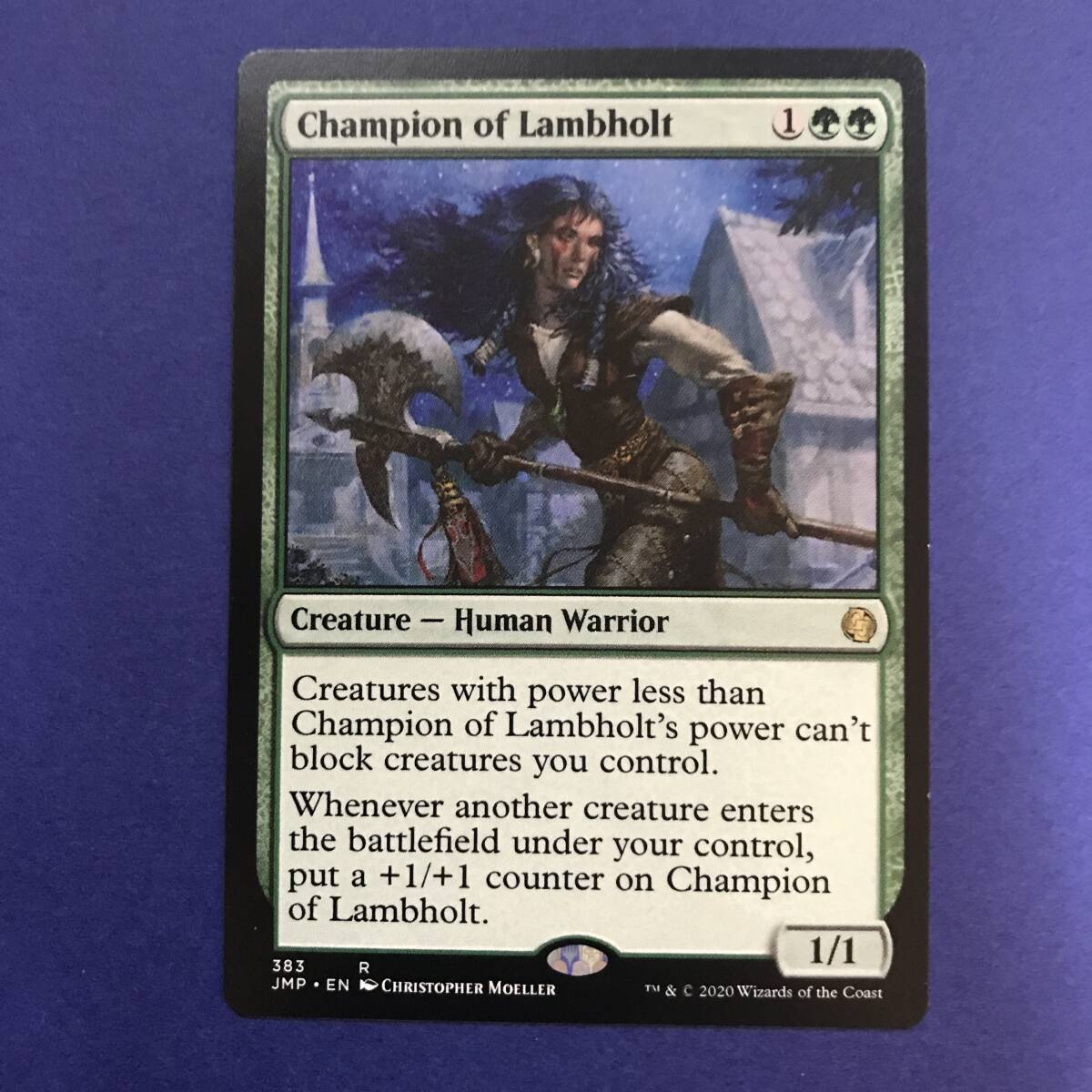 MTG/ラムホルトの勇者/Champion of Lambholt/英語/1枚_画像1