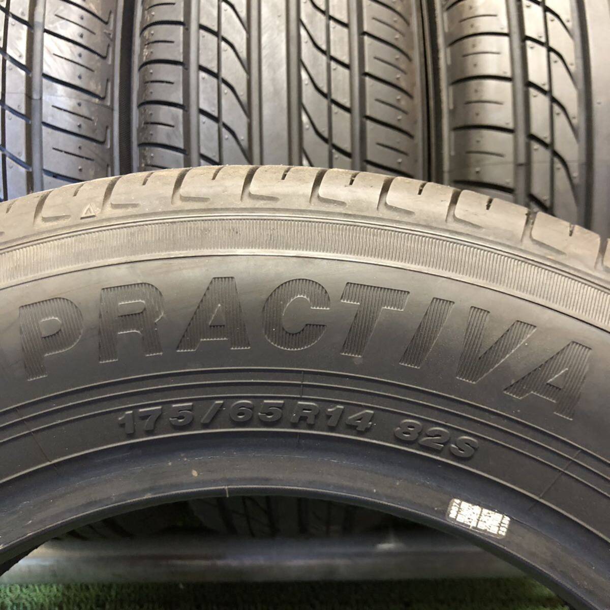 YOKOHAMA　PRACTIVA　175/65R14　82S　極上バリ山4本価格　C-303　福岡　★引き取り大歓迎★即決サービス品★早い者勝ち★22年製★99％★_画像9