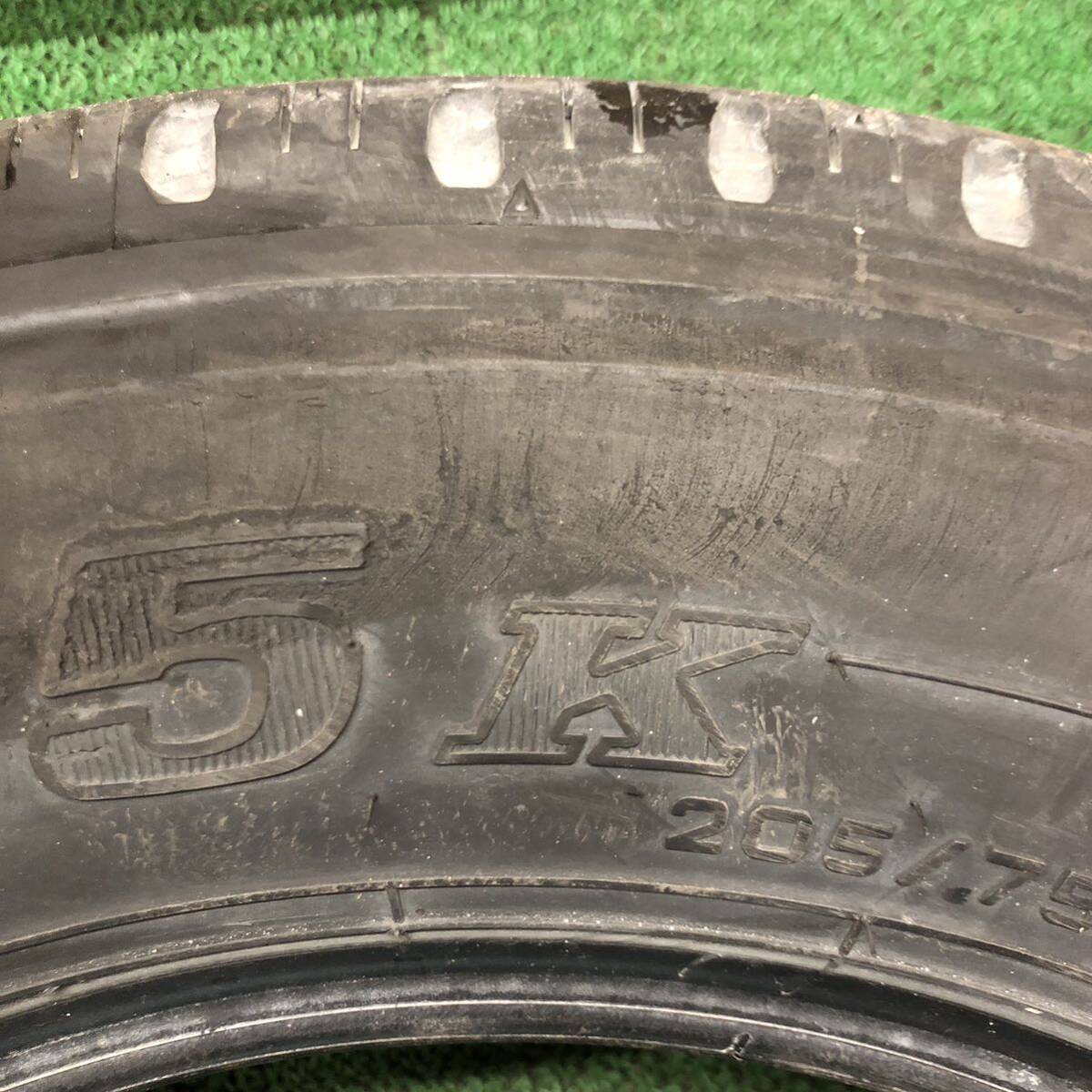 DUNLOP　SP365K　205/75R16　113/111L　LT　極上バリ山6本価格　C-402　福岡　★引取り大歓迎★格安サービス品★早い者勝ち★_画像10