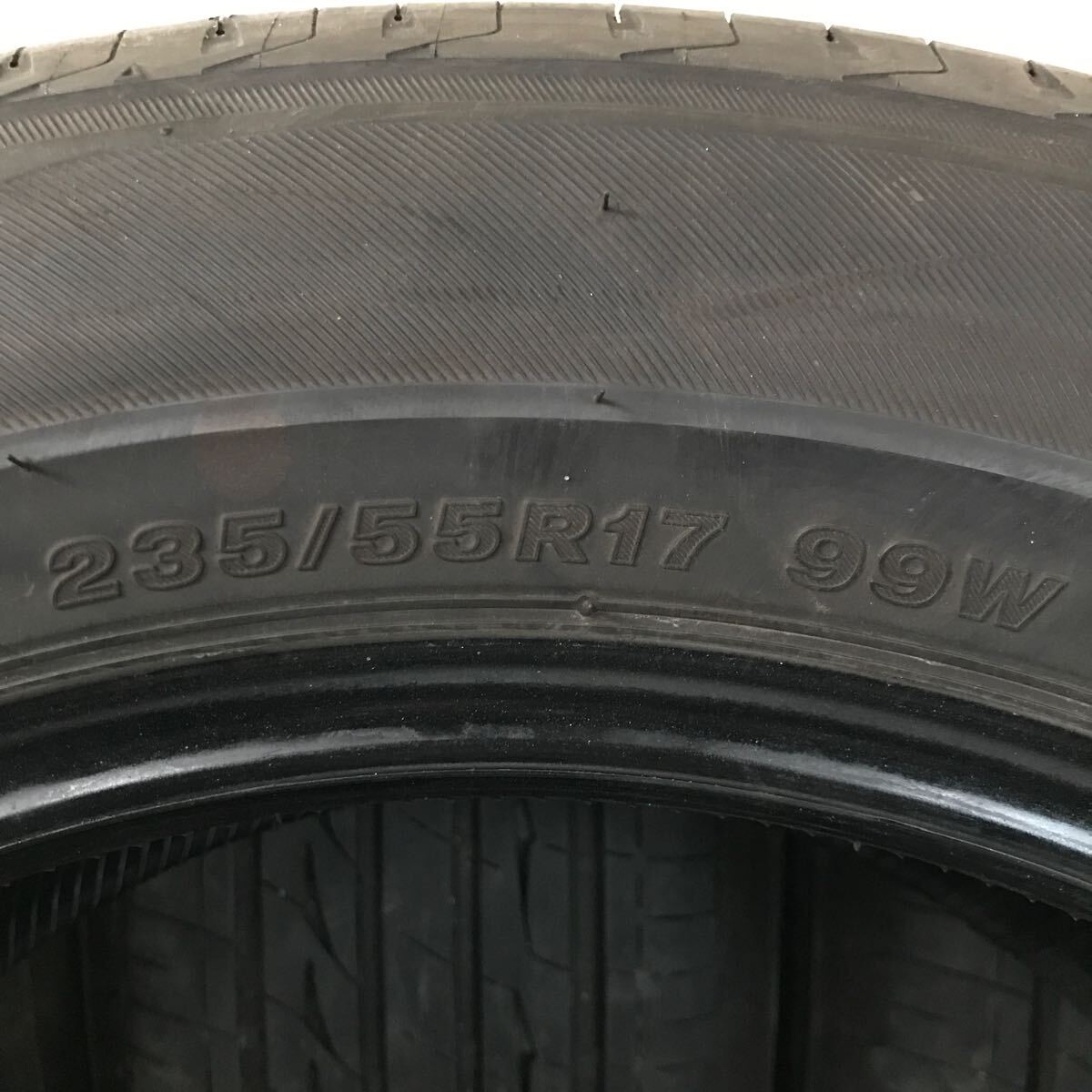 BS　REGNO　GR-XⅡ　235/55R17　99W　極上バリ山4本価格　C-454　福岡　★引取り大歓迎★22年製★超バリ溝★7㎜UP★人気レグノ★早い者勝ち_画像9