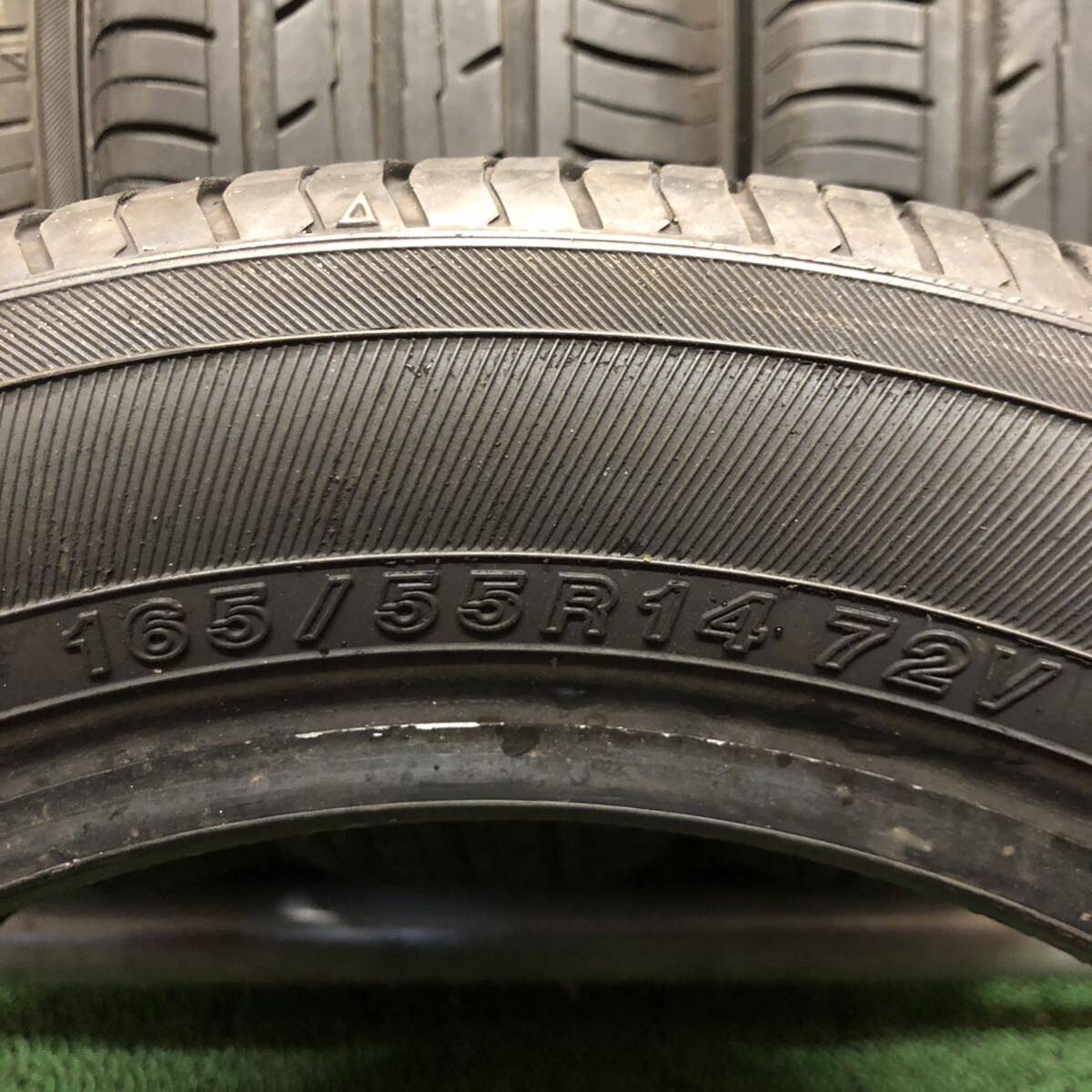 YOKOHAMA　BLUEARTH-ES　ES32　165/55R14　72V　極上バリ山4本価格　C-472　福岡　★引取り大歓迎★22年製★即決サービス品★早い者勝ち★_画像9