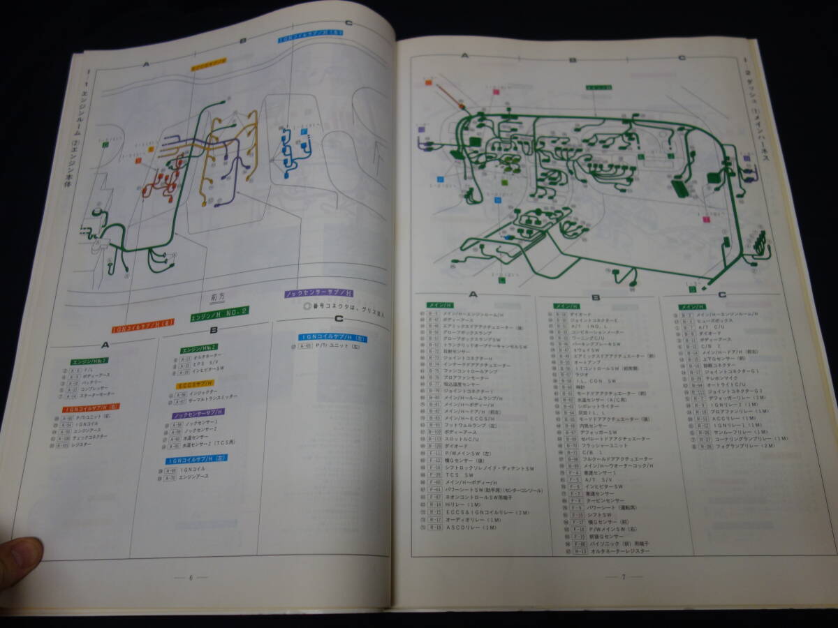 【1994年】日産 プレジデント / PG50 / PHG50 / JG50 / JHG50型 配線図集 / 追補版Ⅲ / ～マイナーチェンジ【当時もの】_画像6