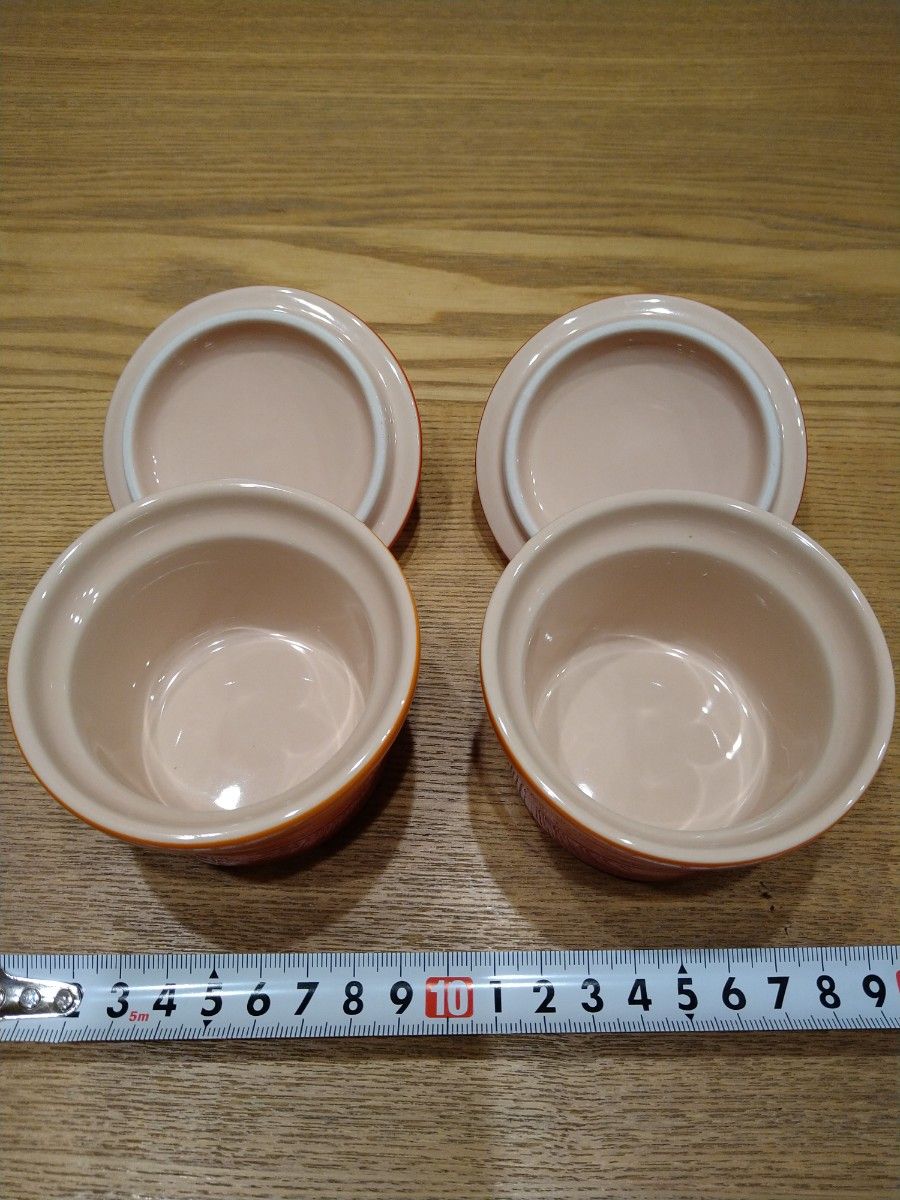 未使用品　ルクルーゼ　ラムカン　オレンジ色　LE CREUSET