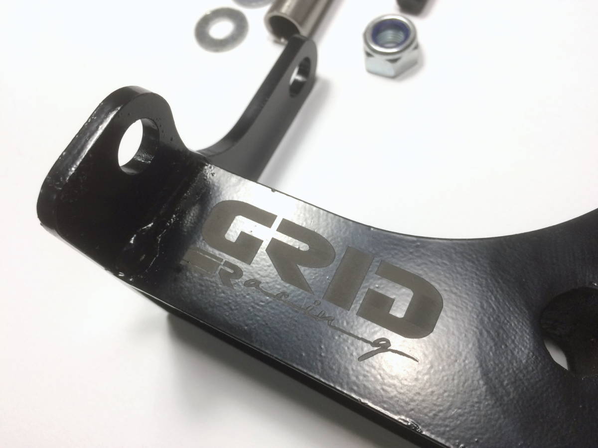 リア補強バー 回避モデル 黒 送料無料 電着塗装 GRID Racing V35 Z33 用 デフ マウント ブラケット メンバー ブレース フェアレディZ CPV35の画像2