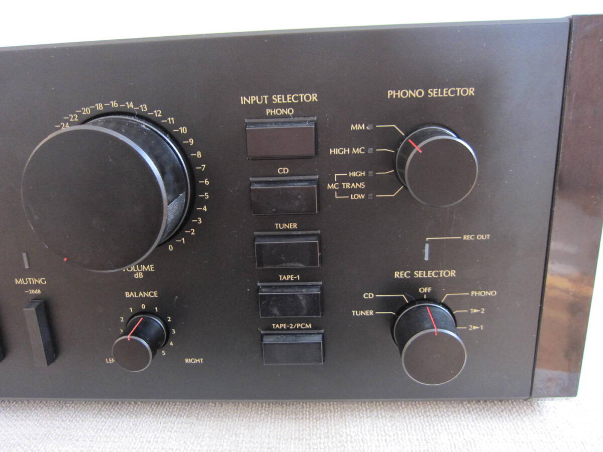 SANSUI AU-D707X ステレオ プリメインアンプ 整備済み動作品_画像4