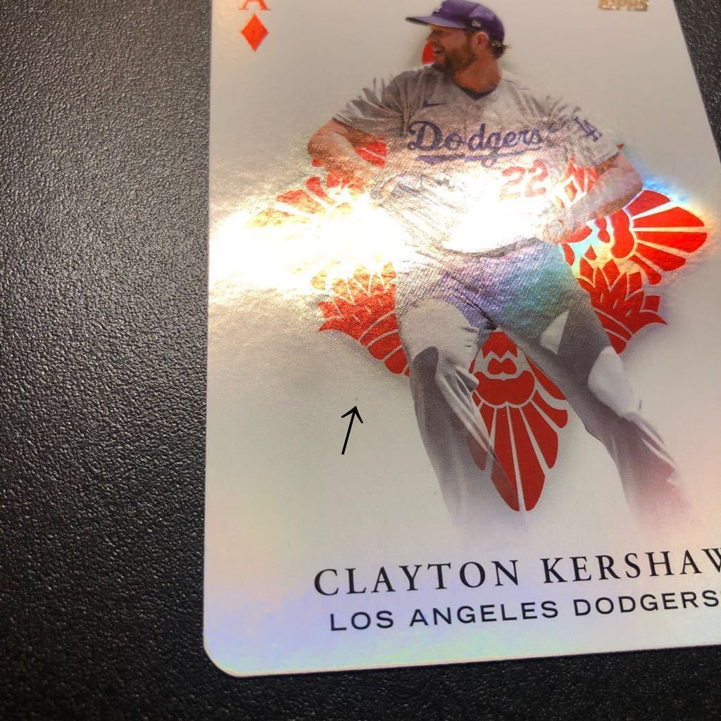 Clayton Kershaw 2023 Topps Series 1 #AA-7 All Aces Insert Dodgers_画像4