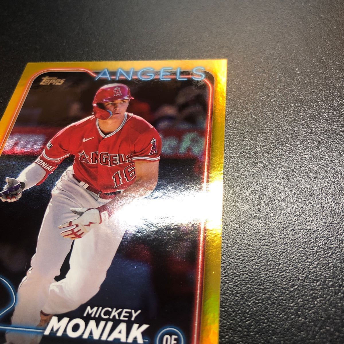 Mickey Moniak 2024 Topps Series1 #74 Gold Foil Angels_画像7