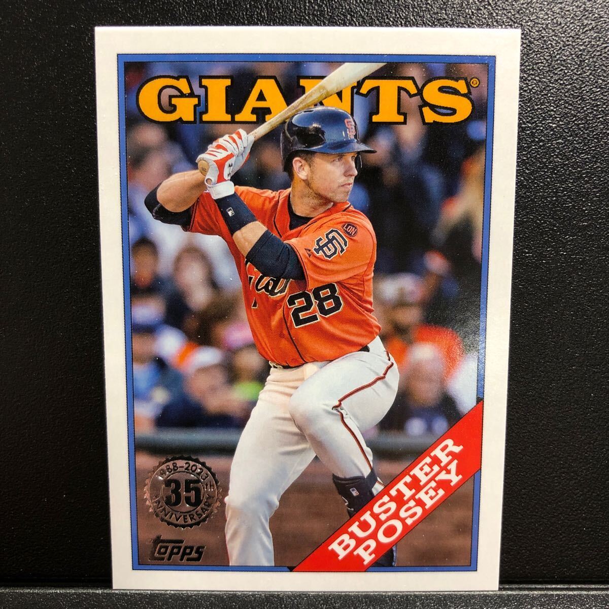 Buster Posey 2023 Topps Series 1 #T88-4 1988 Topps 35th Anniversary Giants_画像1