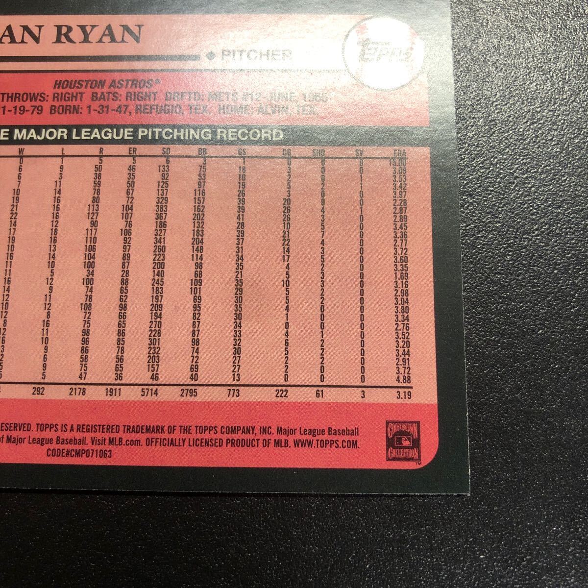 Nolan Ryan 2024 Topps Series 1 #89B-83 1989 Topps Astros_画像9