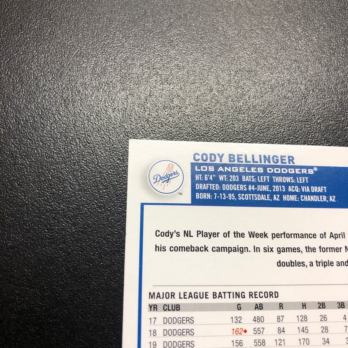 Cody Bellinger 2023 Topps Series 1 #131 Rainbow Foil Dodgers Cubs_画像7