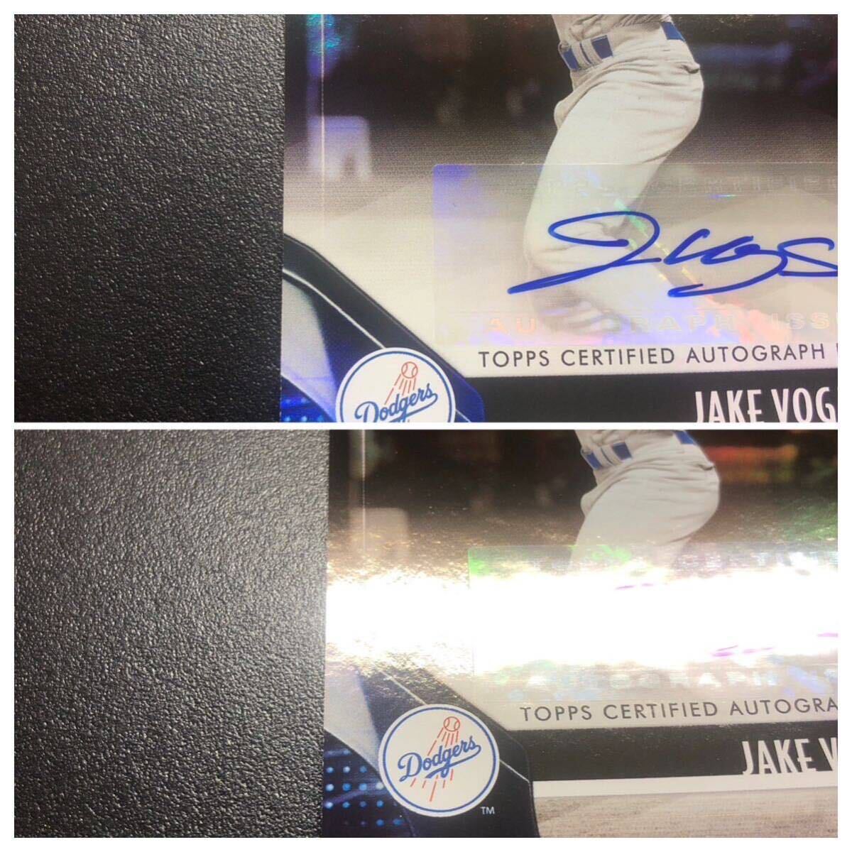 Jake Vogel 2021 Topps Bowman Platinum #TOP-27 Top Prospects Autograph Dodgersの画像3